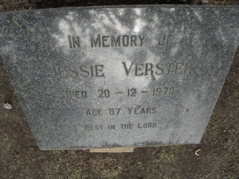 VERSTER Jessie -1970