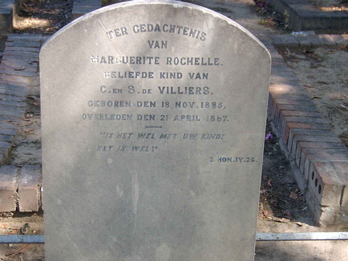 VILLIERS Marguerite Rochelle, de 1885-1887