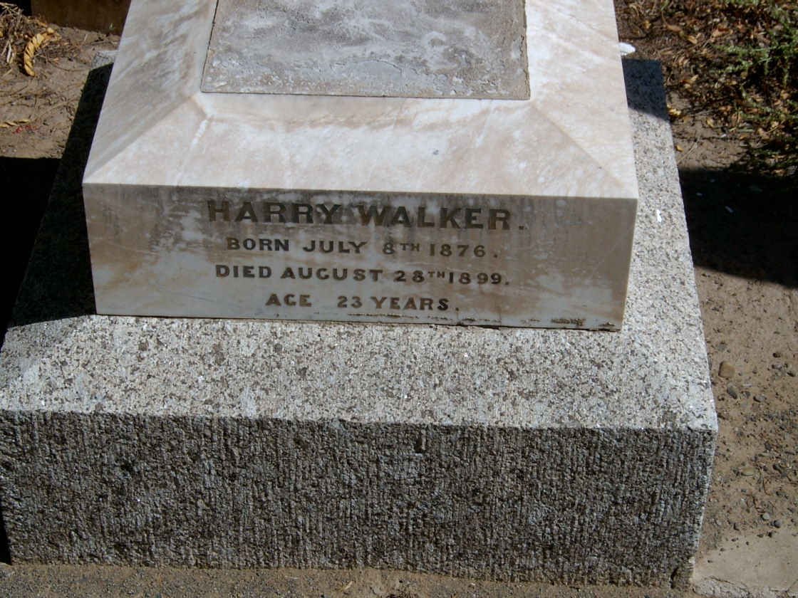 WALKER Harry 1876-1899