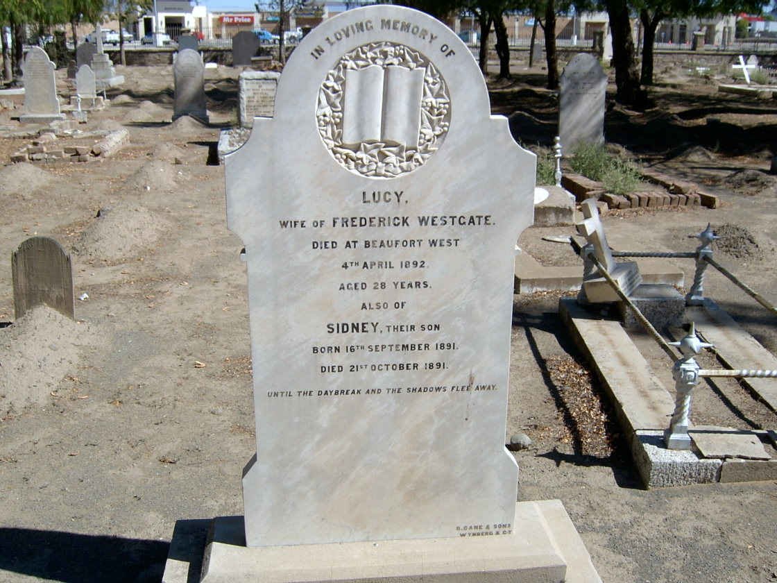 WESTGATE Lucy -1892 :: WESTGATE Sidney 1891-1891