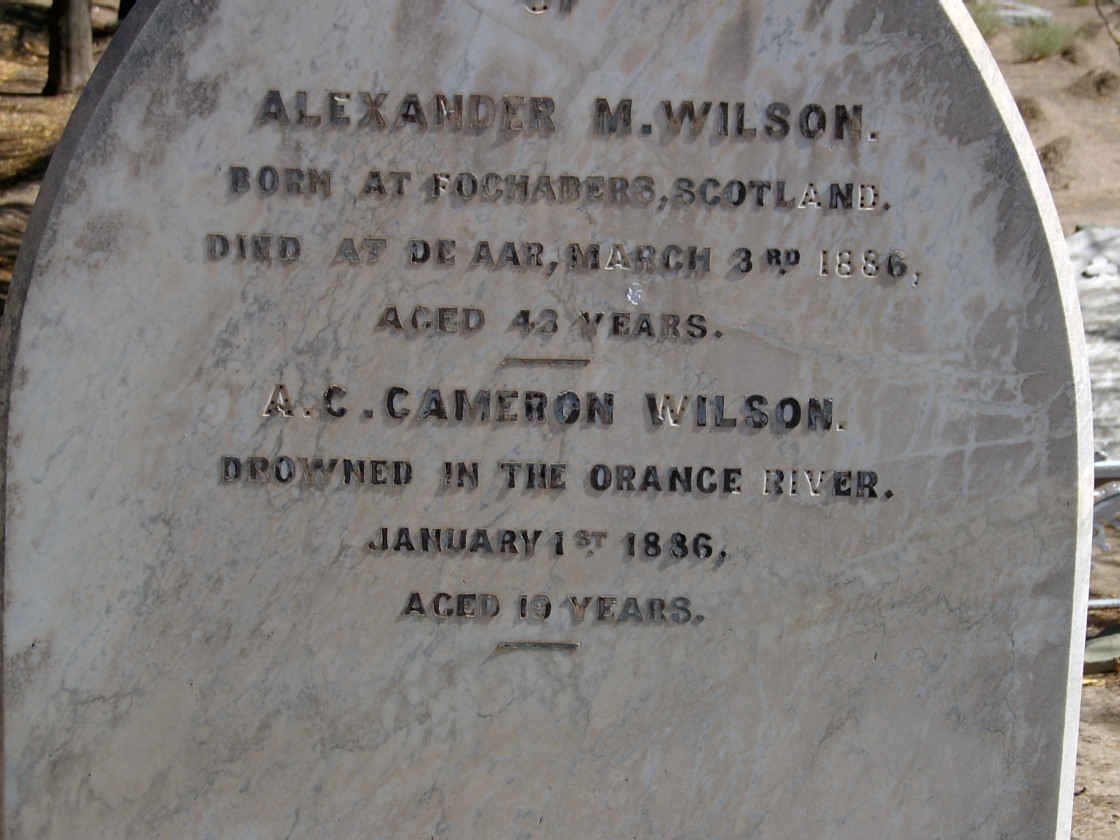 WILSON Alexander M. -1886 :: WILSON A.C. Cameron -1886