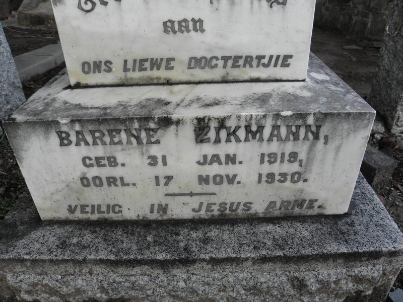 ZIKMANN Barene 1919-1930