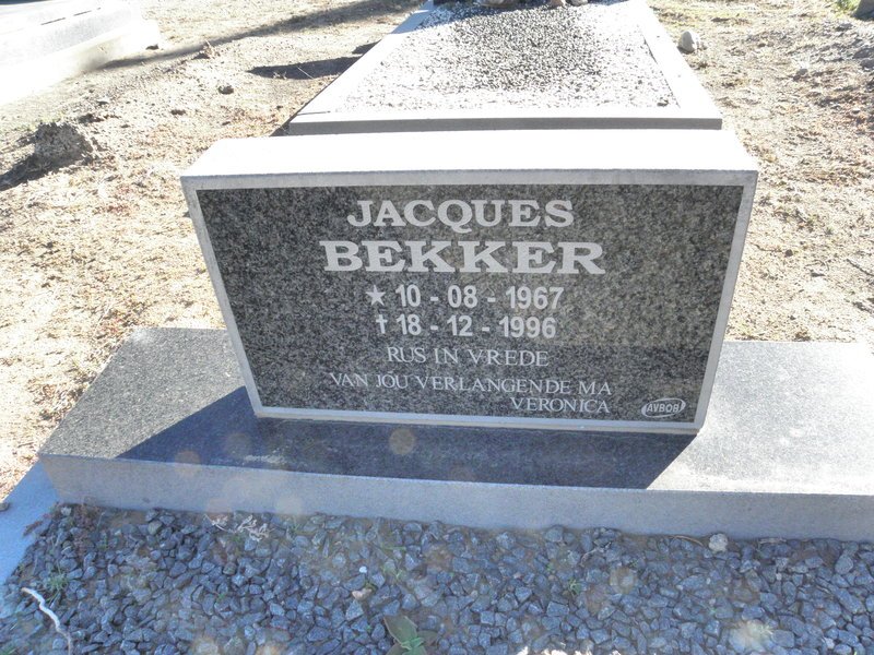 BEKKER Jacques 1967-1996