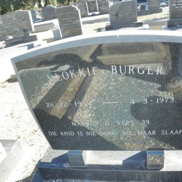 BURGER Vlokkie 1954-1973