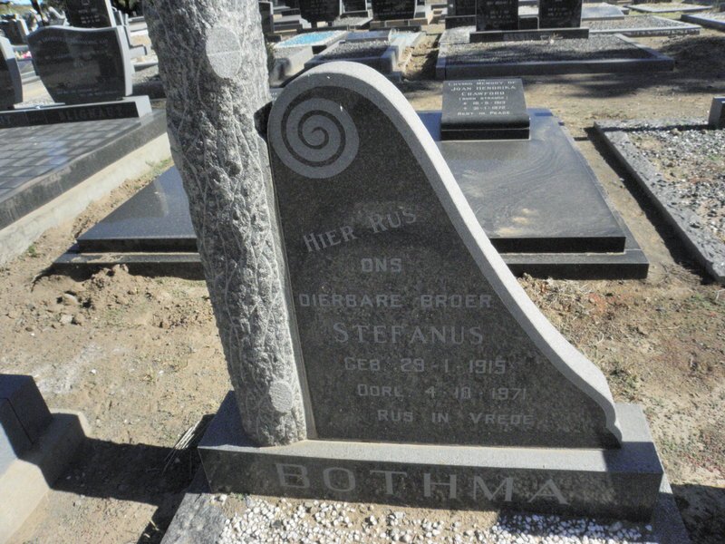 BOTHMA Stefanus 1915-1971