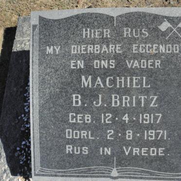 BRITZ Machiel B.J. 1917-1971