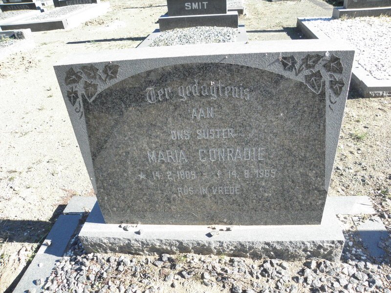 CONRADIE Maria 1889-1969