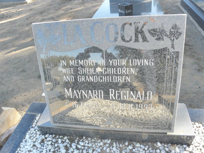 COCK Maynard Reginald, La 1932-1993