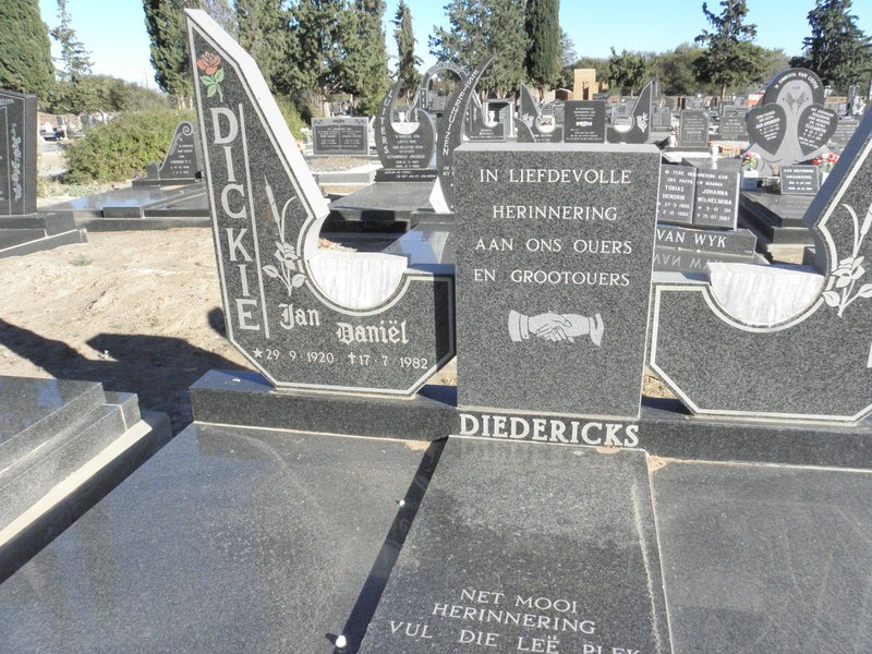 DIEDERICKS Jan Daniel 1920-1982