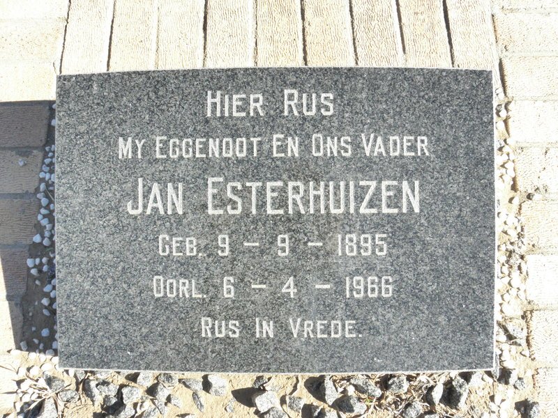 ESTERHUIZEN Jan 1895-1966 