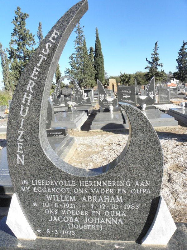 ESTERHUIZEN Willem Abraham 1921-1983 &amp; Jacoba Johanna JOUBERT 1923-