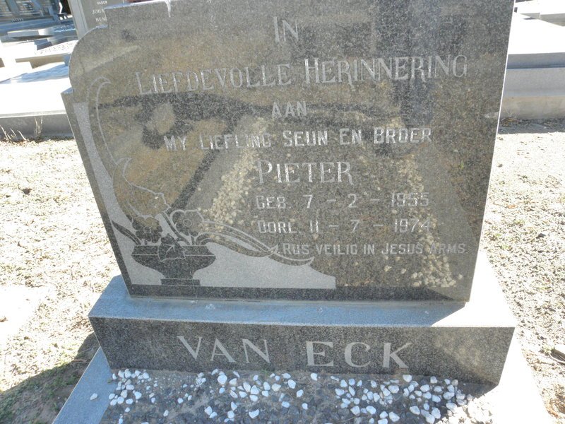 ECK Pieter, van 1955-1974