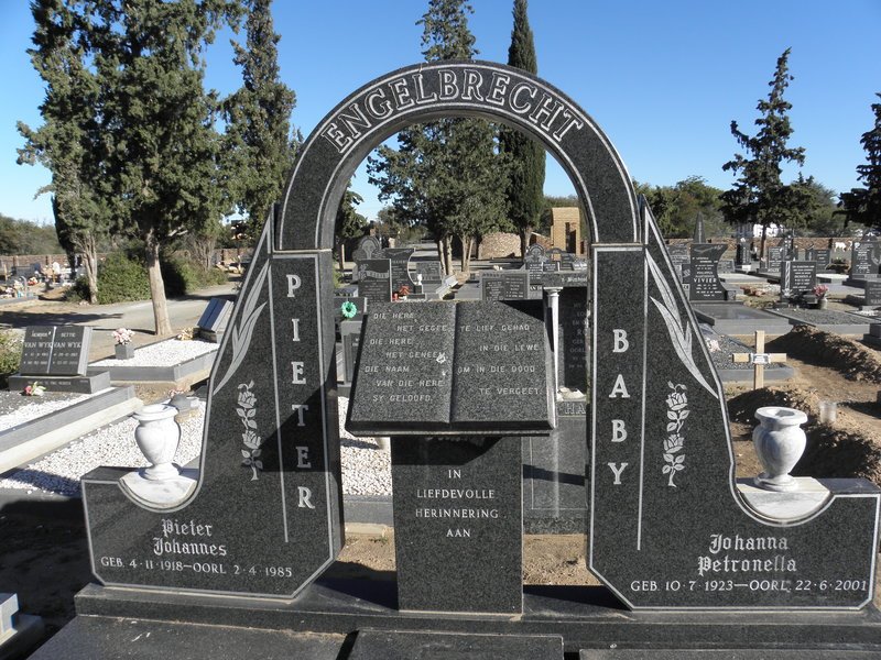 ENGELBRECHT Pieter Johannes 1918-1985 &amp; Johanna Petronella 1923-2001