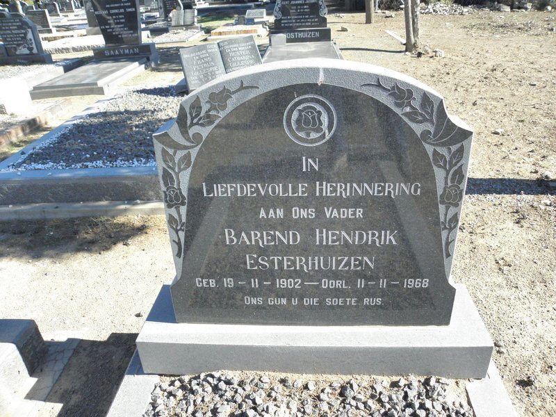 ESTERHUIZEN Barend Hendrik 1902-1968