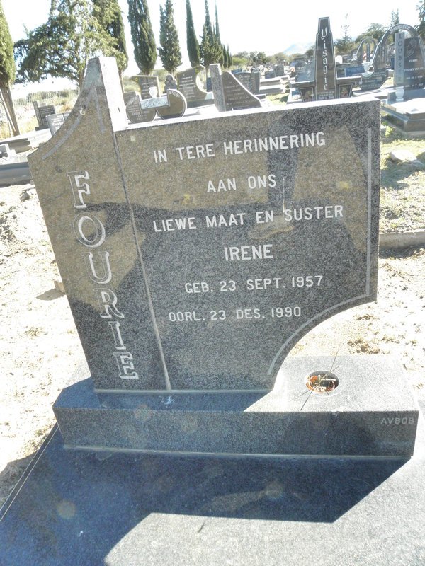 FOURIE Irene 1957-1990