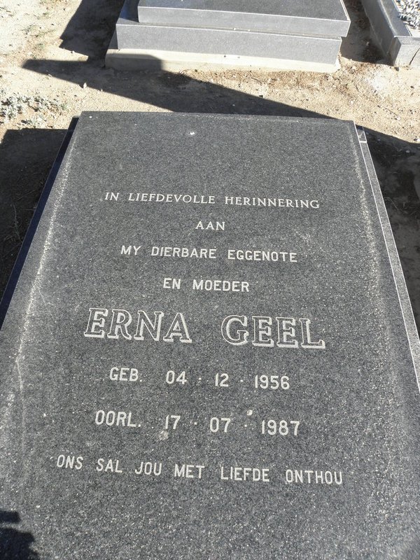 GEEL Erna 1956-1987