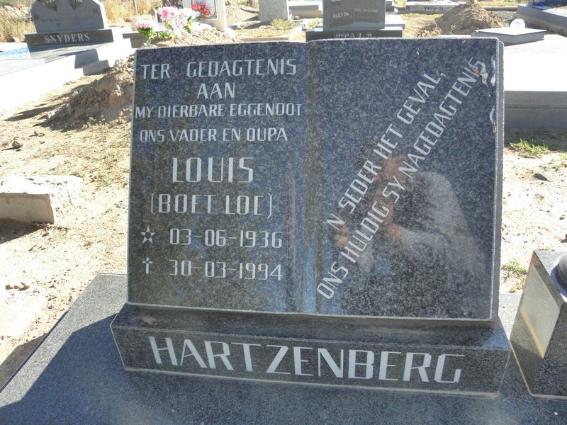HARTZENBERG Louis 1936-1994