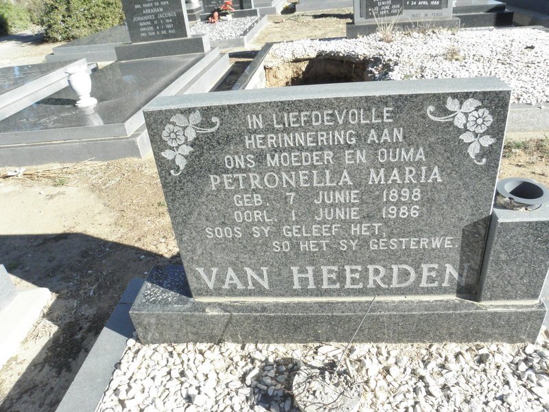 HEERDEN Petronella Maria, van 1898-1986