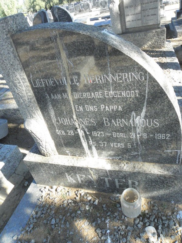 KEYTER Johannes Barnardus 1923-1962