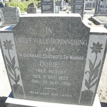 KOCK Dorie, de nee MEYER 1922-1966