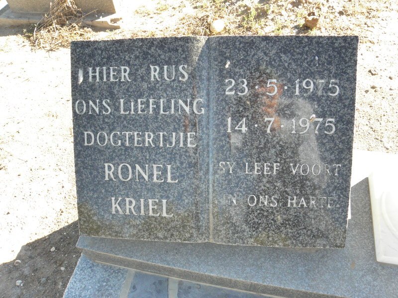 KRIEL Ronel 1975-1975