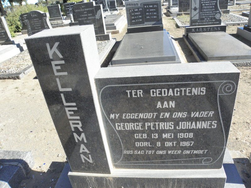 KELLERMAN George Petrus Johannes 1908-1967