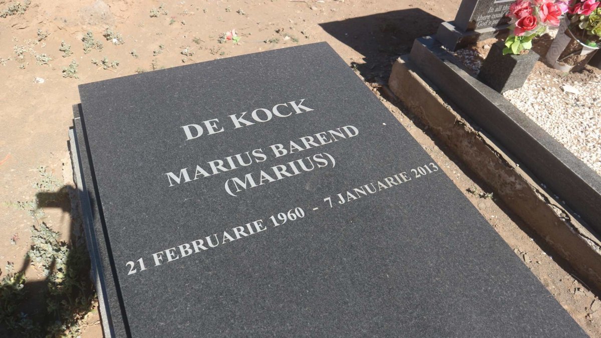 KOCK Marius Barend, de 1960-2013