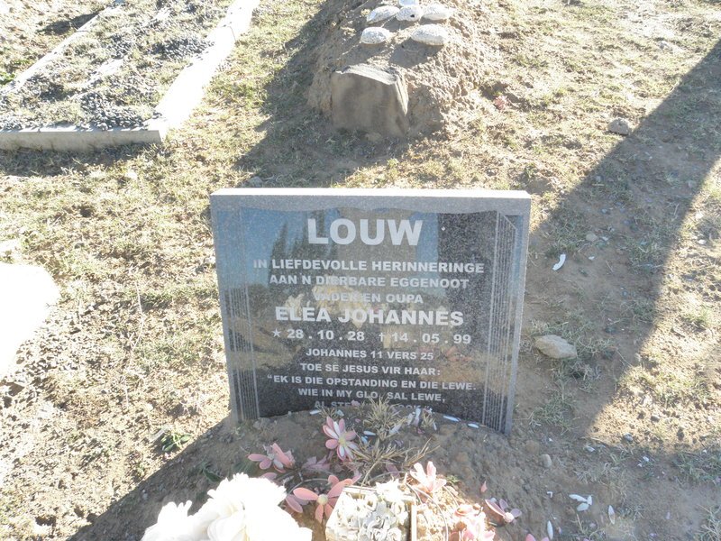 LOUW Elea Johannes 1928-1999