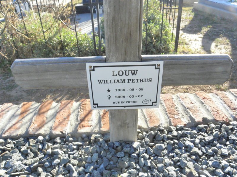LOUW William Petrus 1930-2008