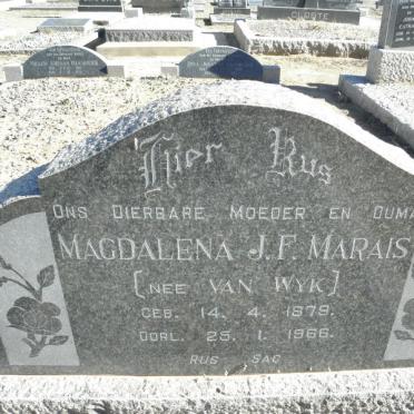 MARAIS Magdalena J.F. nee VAN WYK 1879-1966