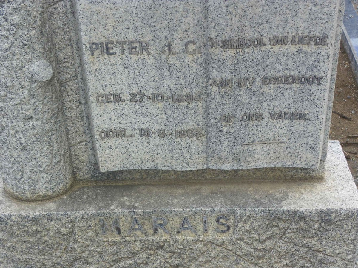 MARAIS Pieter J.G. 1894-1962