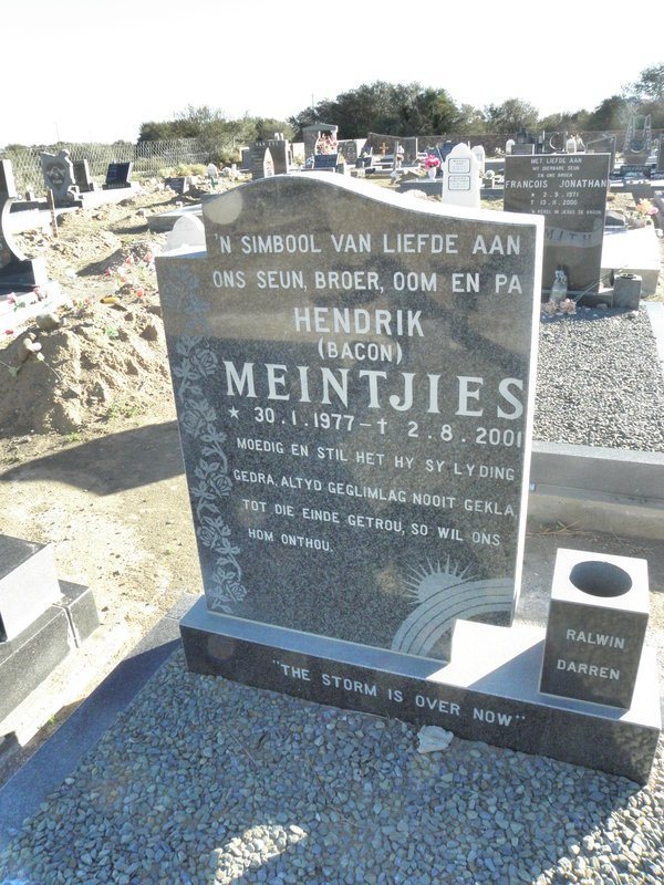 MEINTJIES Hendrik 1977-2001