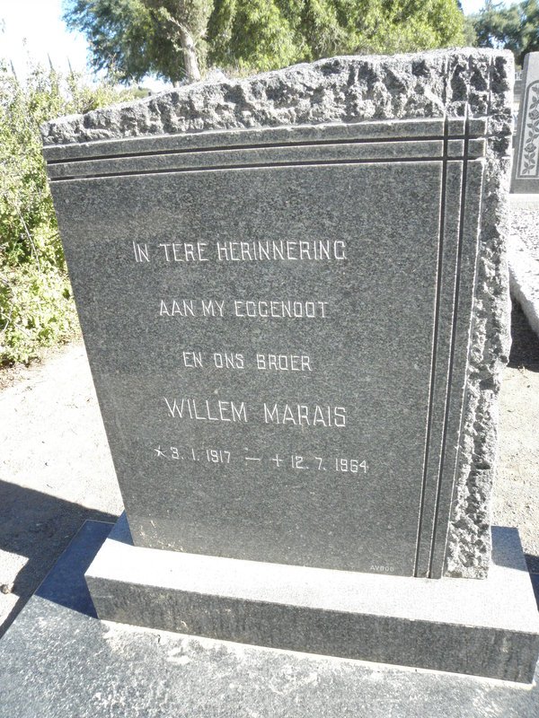 MARAIS Willem 1917-1964