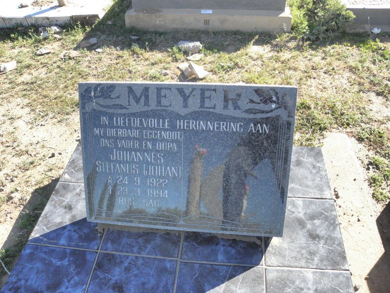 MEYER Johannes Stefanus 1922-1994