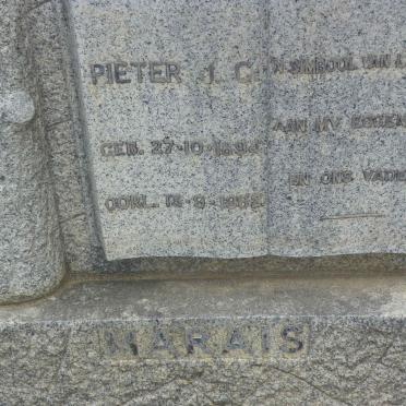 MARAIS Pieter J.G. 1894-1962