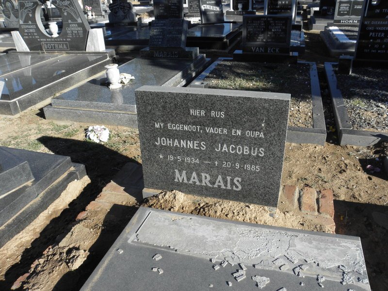 MARAIS Johannes Jacobus 1934-1985