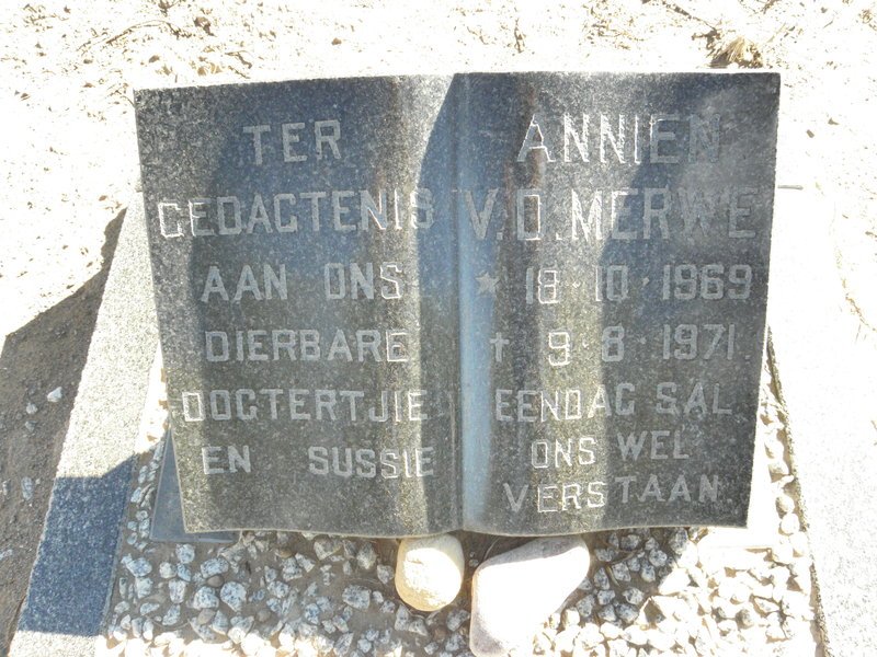 MERWE Annien, v.d. 1969-1971