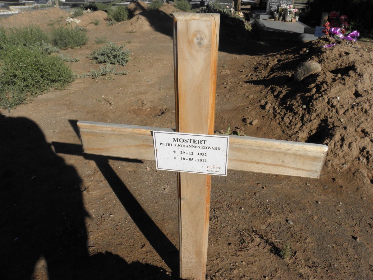 MOSTERT Petrus Johannes Edward 1952-2012