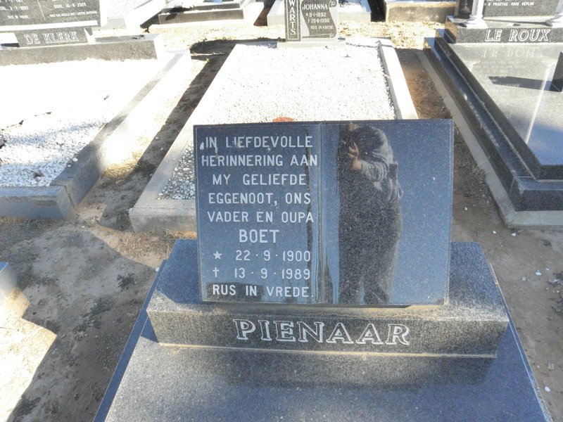 PIENAAR Boet 1900-1989
