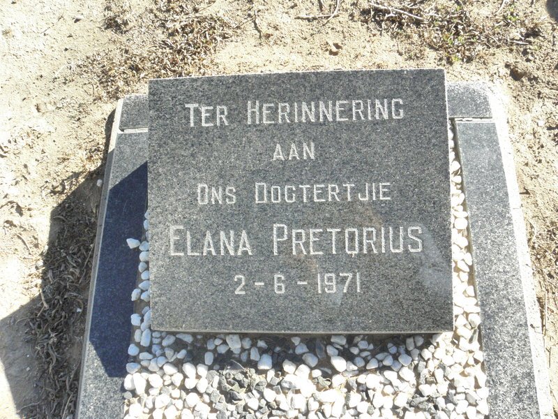 PRETORIUS Elana -1971-1971