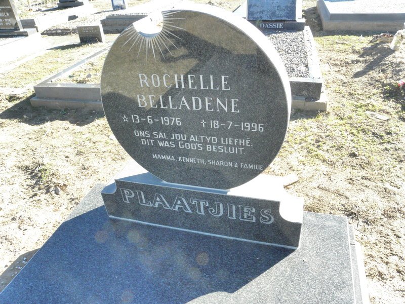 PLAATJIES Rochelle Belladene 1976-1996