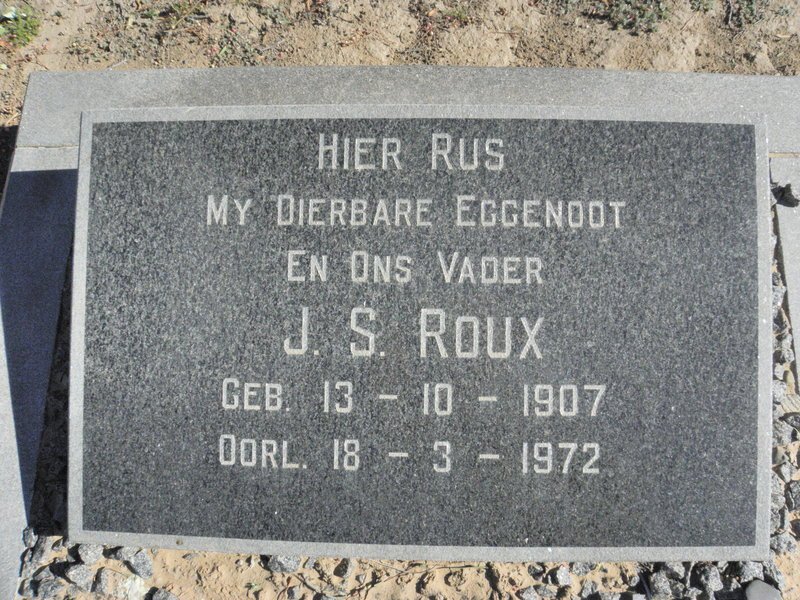 ROUX J.S. 1907-1972