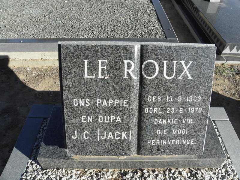 ROUX J.C., Le 1903-1979 