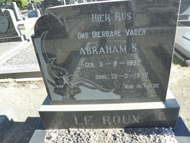 ROUX Abraham S., Le 1892-1970