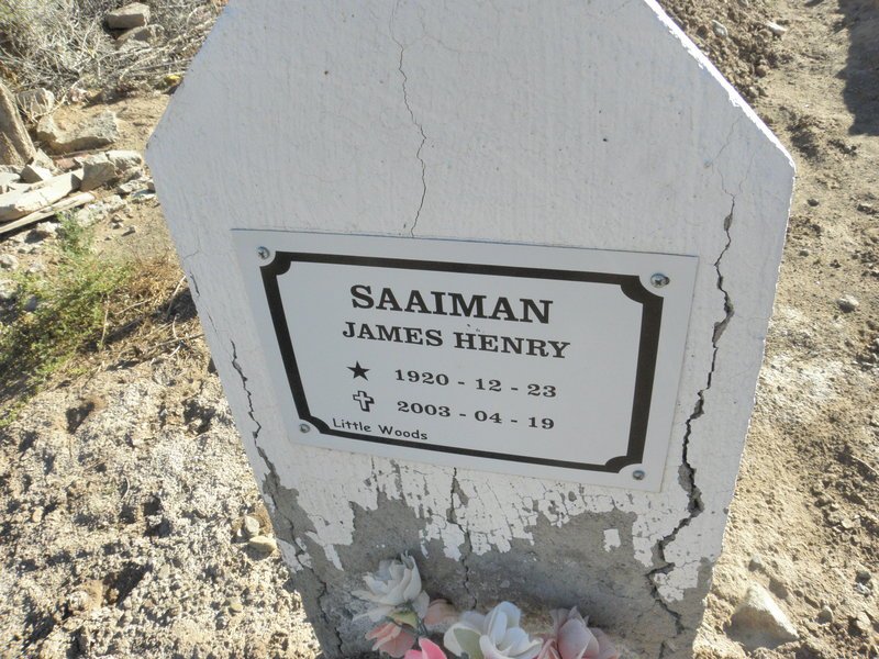 SAAIMAN James Henry 1920-2003