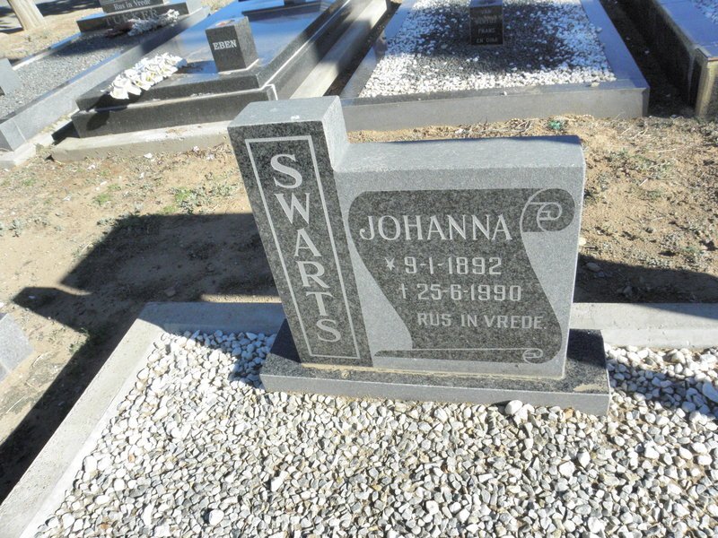 SWARTS Johanna 1892-1990