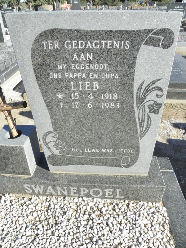 SWANEPOEL Lieb 1918-1983