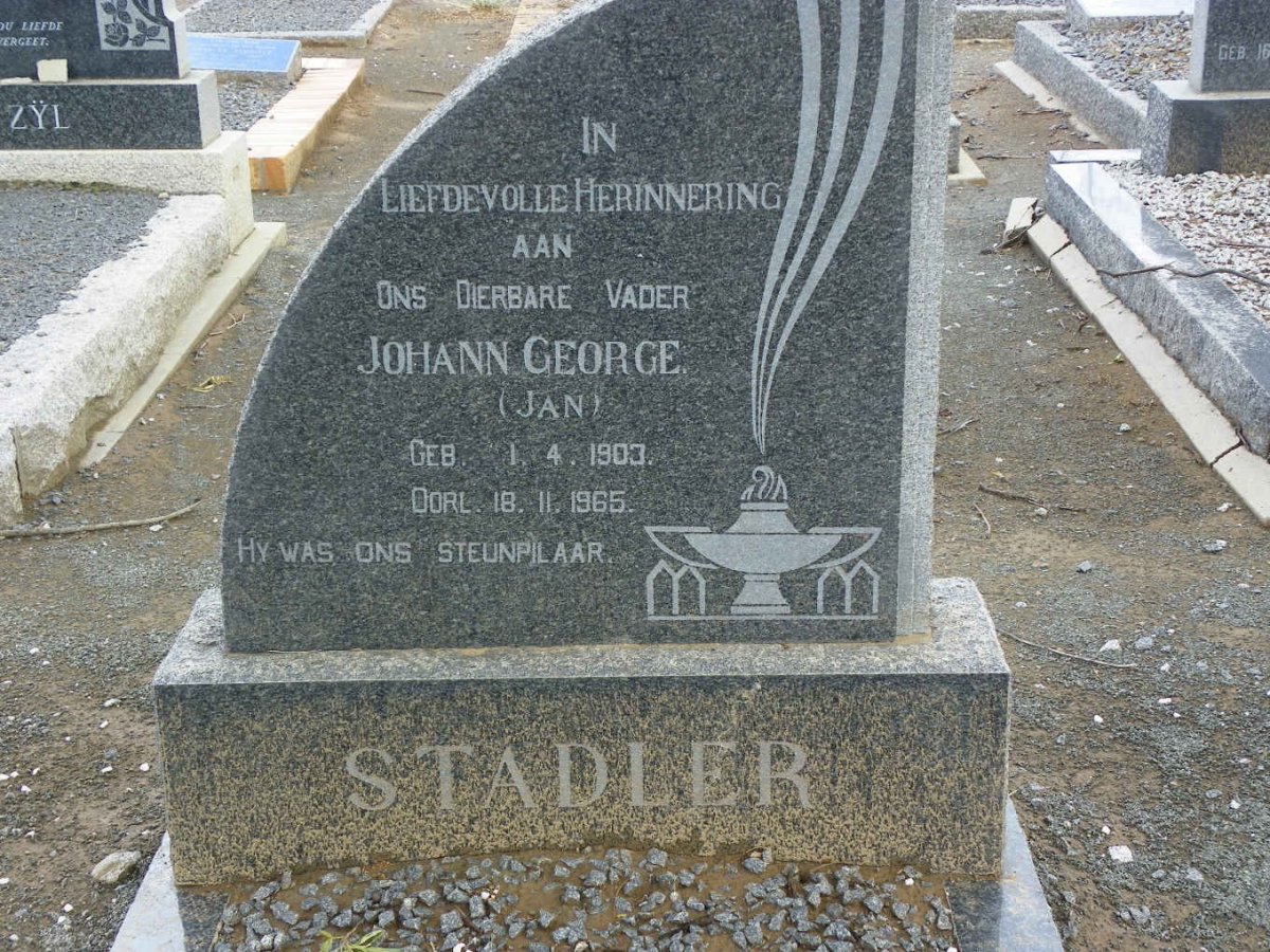 STADLER Johann George 1903-1965