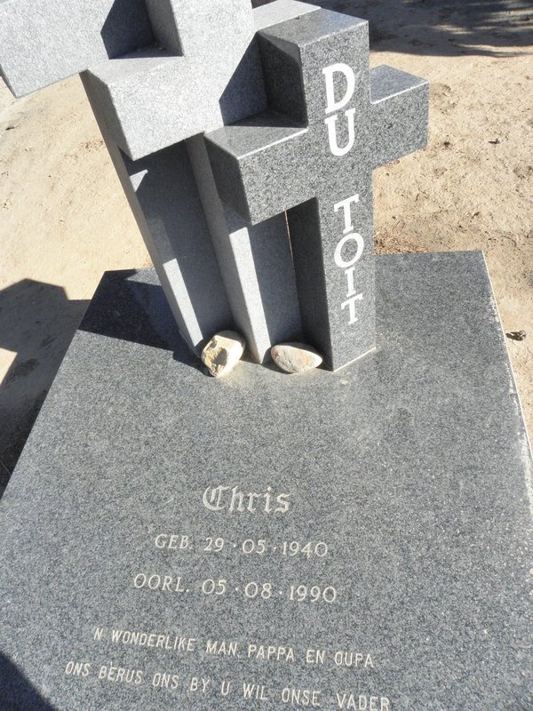 TOIT Chris, du 1940-1990