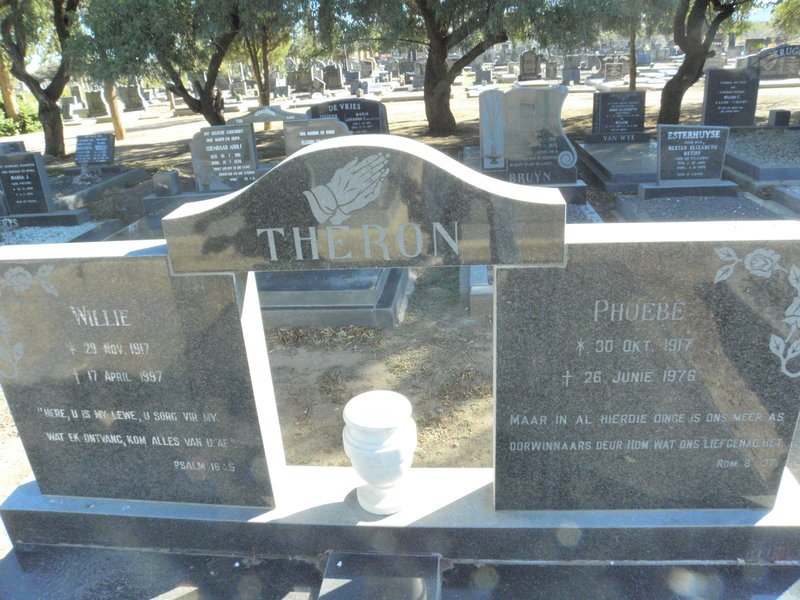 THERON Willie 1917-1997 &amp; Phoebe 1917-1976